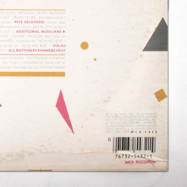 Bill Summers & Summers Heat : London Style (LP, Album, Glo)