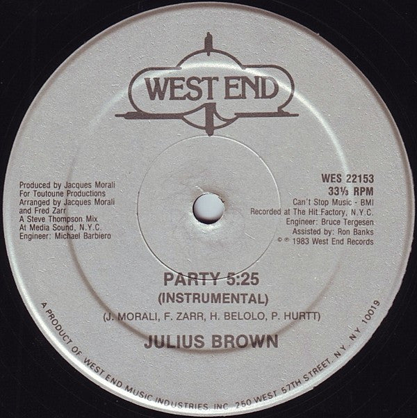 Julius Brown : Party (12")