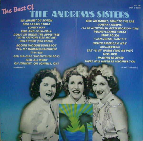 The Andrews Sisters : The Best Of The Andrews Sisters (2xLP, Comp, RE, Gat)