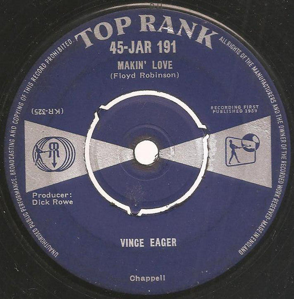 Vince Eager : Makin' Love (7")