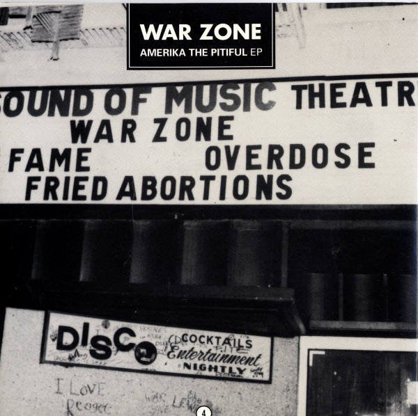 War Zone : Amerika The Pitiful EP (7", EP)