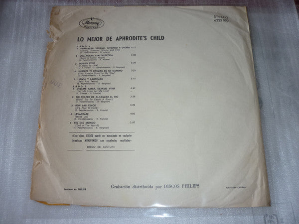 Aphrodite's Child : Best Of Aphrodite's Child (LP, Comp)