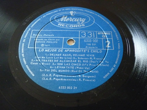 Aphrodite's Child : Best Of Aphrodite's Child (LP, Comp)