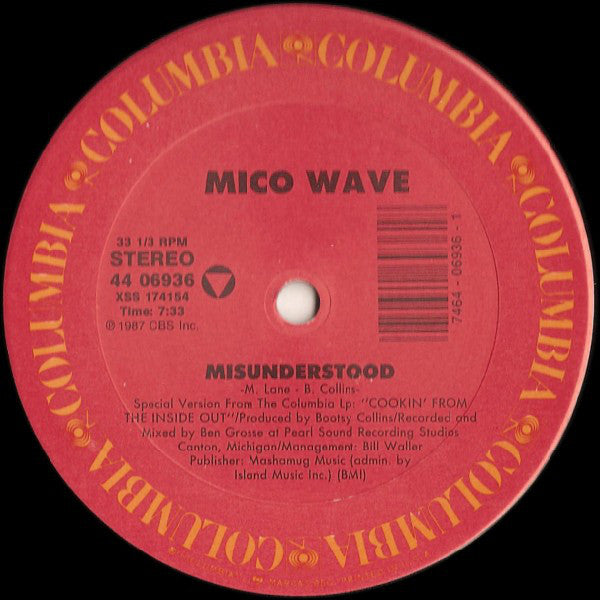 Mico Wave : Misunderstood (12")