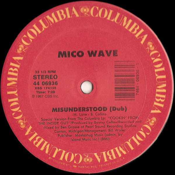 Mico Wave : Misunderstood (12")