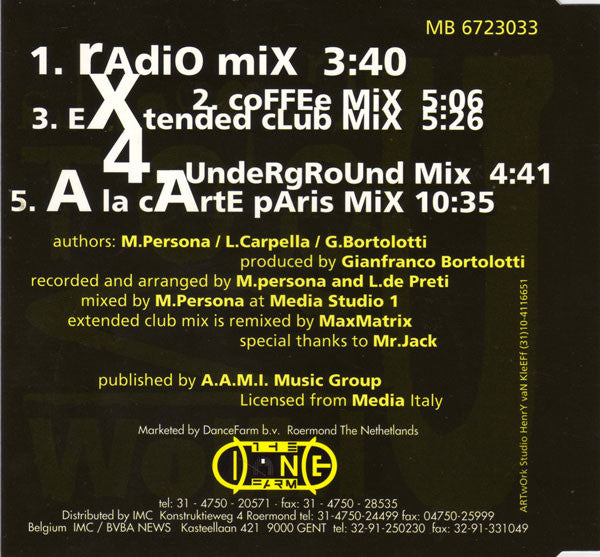 Cappella : U Got 2 Know (CD, Maxi)