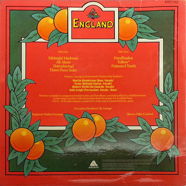 England (2) : Garden Shed (LP, Album)