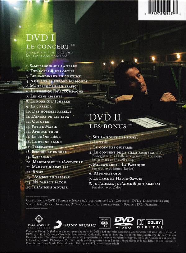 Francis Cabrel : La Tournée Des Roses & Des Orties (2xDVD, Sli)