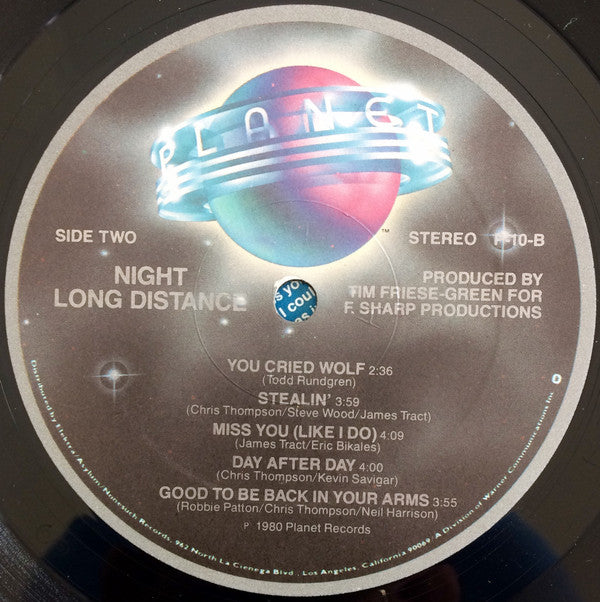 Night : Long Distance (LP, Album)