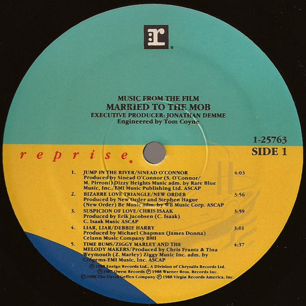 Various : Music From The Film Married To The Mob (LP, Comp)