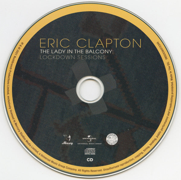 Eric Clapton : The Lady In The Balcony: Lockdown Sessions (CD + DVD-V, Multichannel, NTSC + Blu-ray, Multicha)