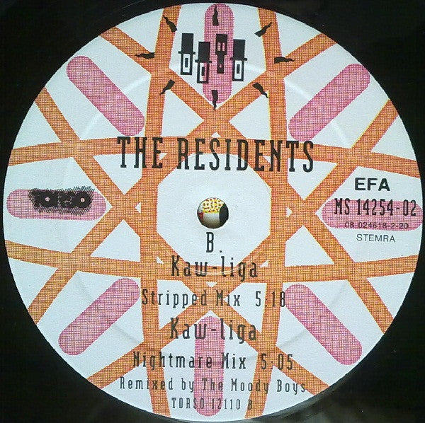 The Residents : Kaw-Liga  Housey Mix (12", Maxi)