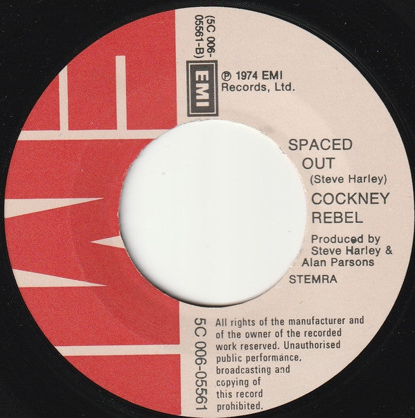 Cockney Rebel : Judy Teen (7", Single)