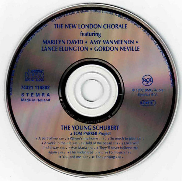 New London Chorale : The Young Schubert (CD, Album)