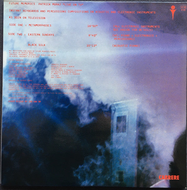 Patrick Moraz : Future Memories Live On TV (Keyboards' Metamorphoses) (LP, Album)