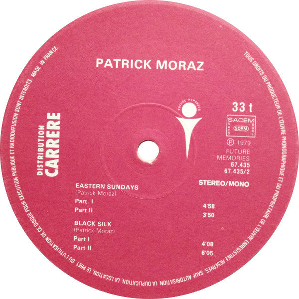 Patrick Moraz : Future Memories Live On TV (Keyboards' Metamorphoses) (LP, Album)