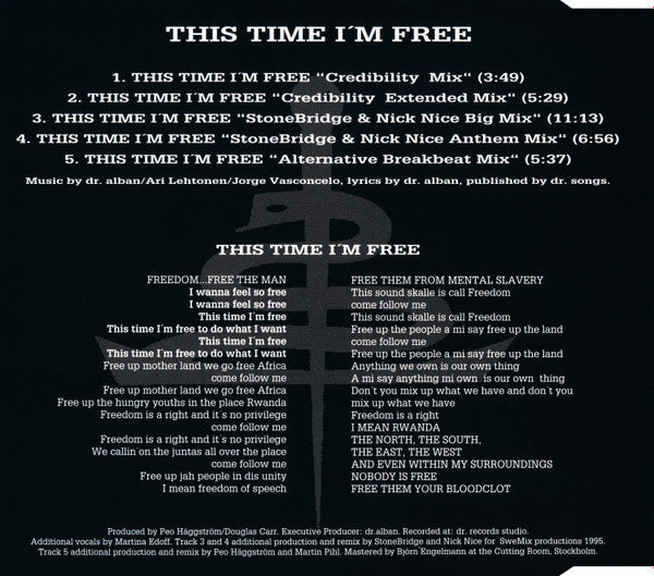 Dr. Alban : This Time I'm Free (CD, Maxi)