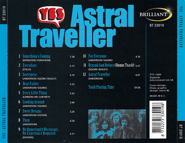 Yes : Astral Traveller (CD, Comp)