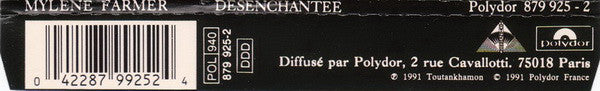 Mylène Farmer : Désenchantée (CD, Maxi)
