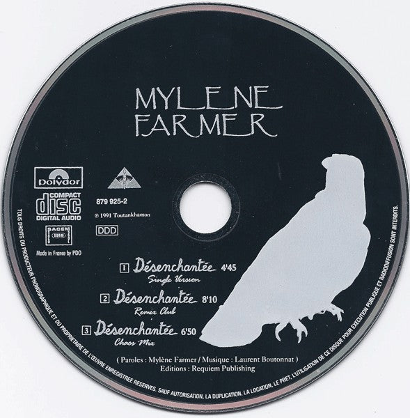 Mylène Farmer : Désenchantée (CD, Maxi)