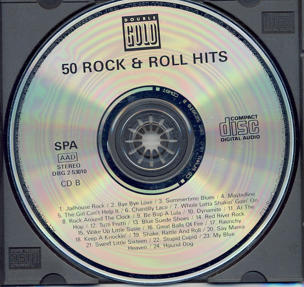 Various : 50 Rock & Roll Hits (2xCD, Comp)