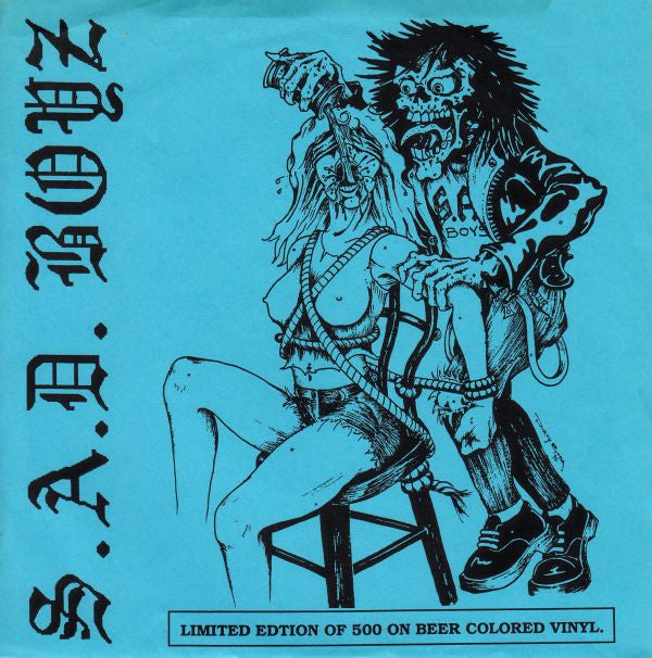 S.A.D. Boyz : Mama's Boy (7", Ltd, Num, Blu)