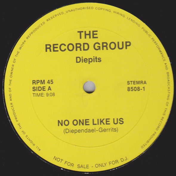 Diepits : No One Like Us (12", Promo)