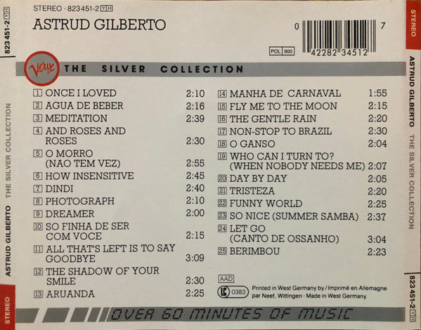 Astrud Gilberto : The Silver Collection (CD, Comp, RE)