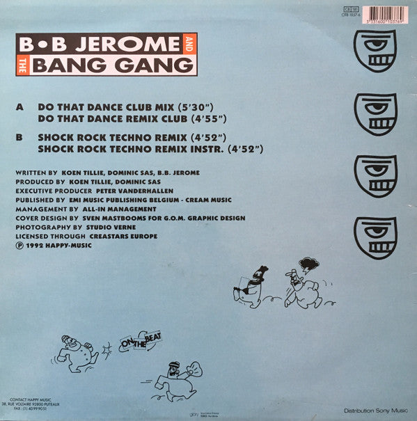 B.B. Jerome & The Bang Gang : Do That Dance (12")