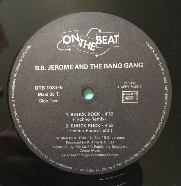B.B. Jerome & The Bang Gang : Do That Dance (12")