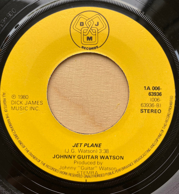 Johnny Guitar Watson : Booty Ooty (7", Single)