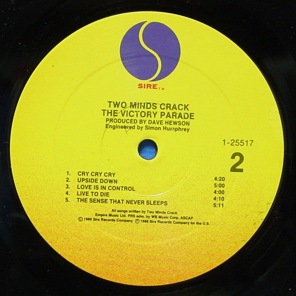 Two Minds Crack : The Victory Parade (LP, Album, All)