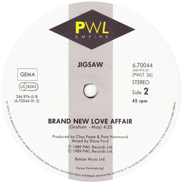 Jigsaw (3) : Skyhigh (12")