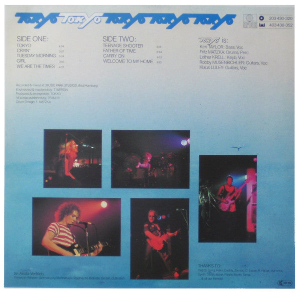 Tokyo (4) : Tokyo (LP, Album)