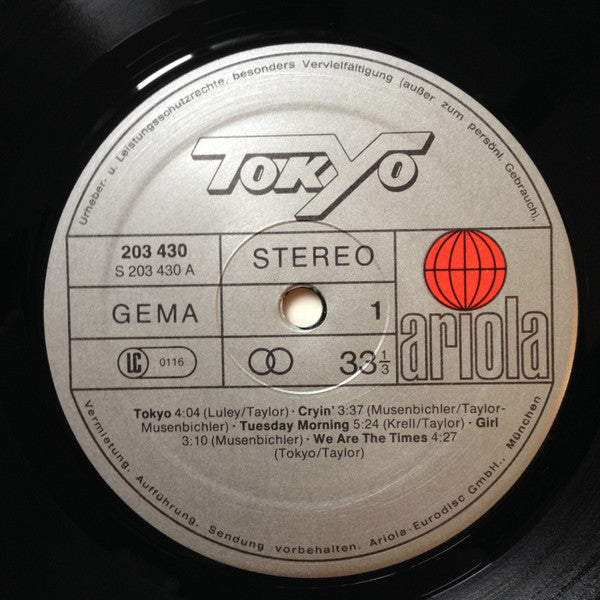 Tokyo (4) : Tokyo (LP, Album)