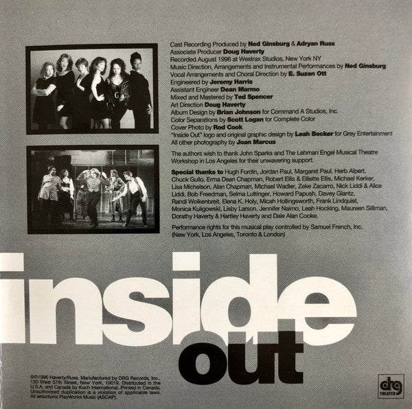 Adryan Russ, Doug Haverty : Inside Out - Original Cast Recording (CD, Album)