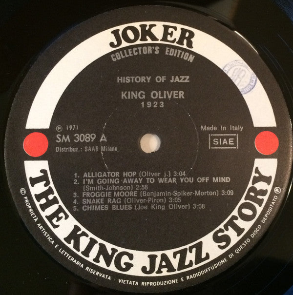 King Oliver's Creole Jazz Band : King Oliver's Creole Jazz Band (LP, Comp)