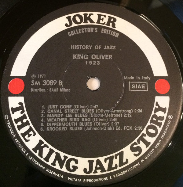 King Oliver's Creole Jazz Band : King Oliver's Creole Jazz Band (LP, Comp)