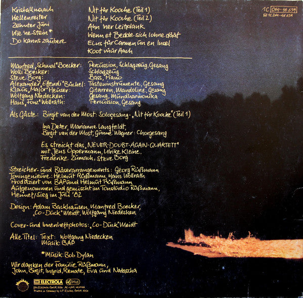 BAP : Vun Drinne Noh Drusse (LP, Album, Gat)