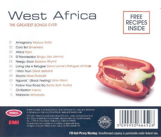 Various : West Africa - The Greatest Songs Ever (CD, Comp)