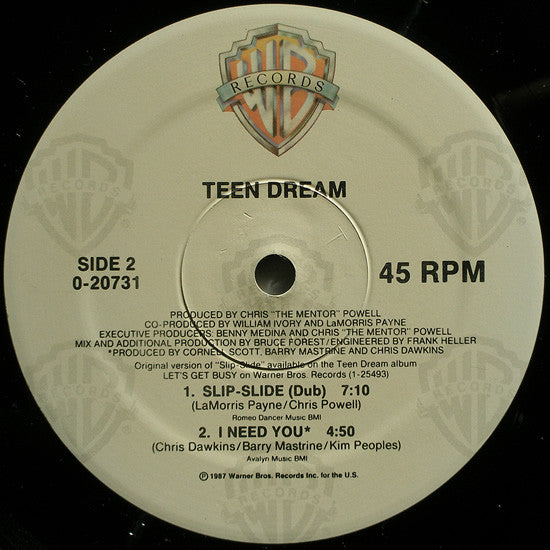 Teen Dream : Slip-Slide (12", Maxi)