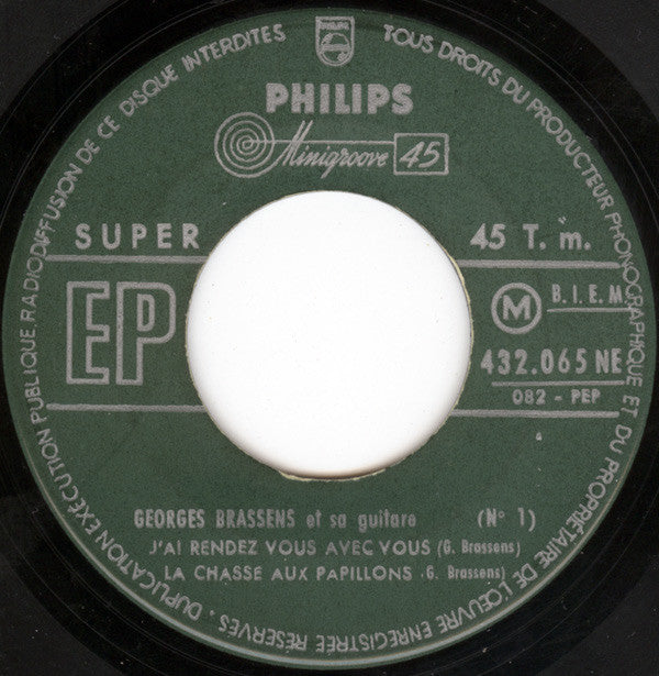 Georges Brassens : 1 (7", EP, RE)
