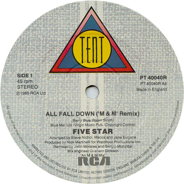 Five Star : All Fall Down (12")