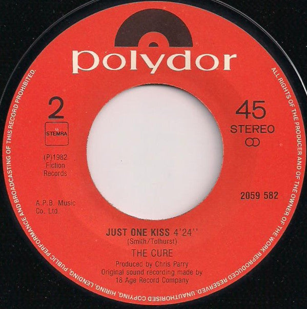 The Cure : Let's Go To Bed (7", Single)