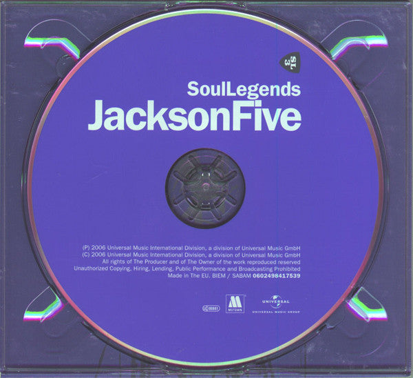 The Jackson 5 : Soul Legends (CD, Comp, Dig)
