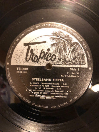 Gay Desperadoes Steel Orchestra : Steelband Fiesta (LP, Album)