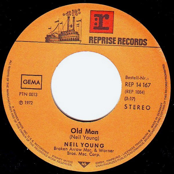 Neil Young : Old Man  (7", Single)