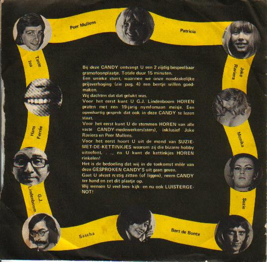 No Artist : Gratis Grammofoonplaat Behorende Bij Candy 41 (Flexi, 7")