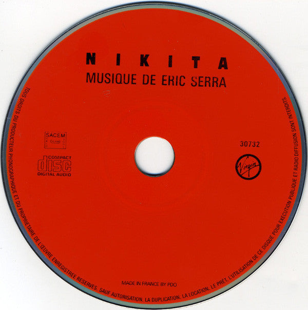 Eric Serra : Nikita (Bande Originale Du Film De Luc Besson) (CD, Album)
