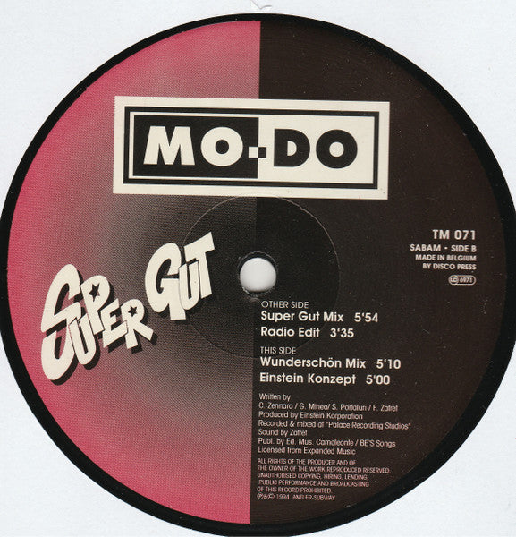 Mo-Do : Super Gut (12")